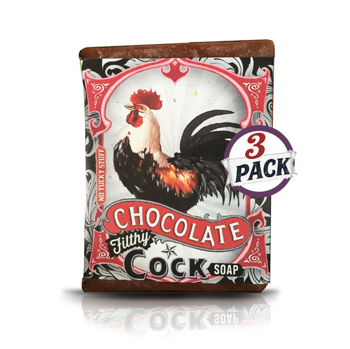 Chocolate Cock Soap 3 pack by Filthy Farmgirl