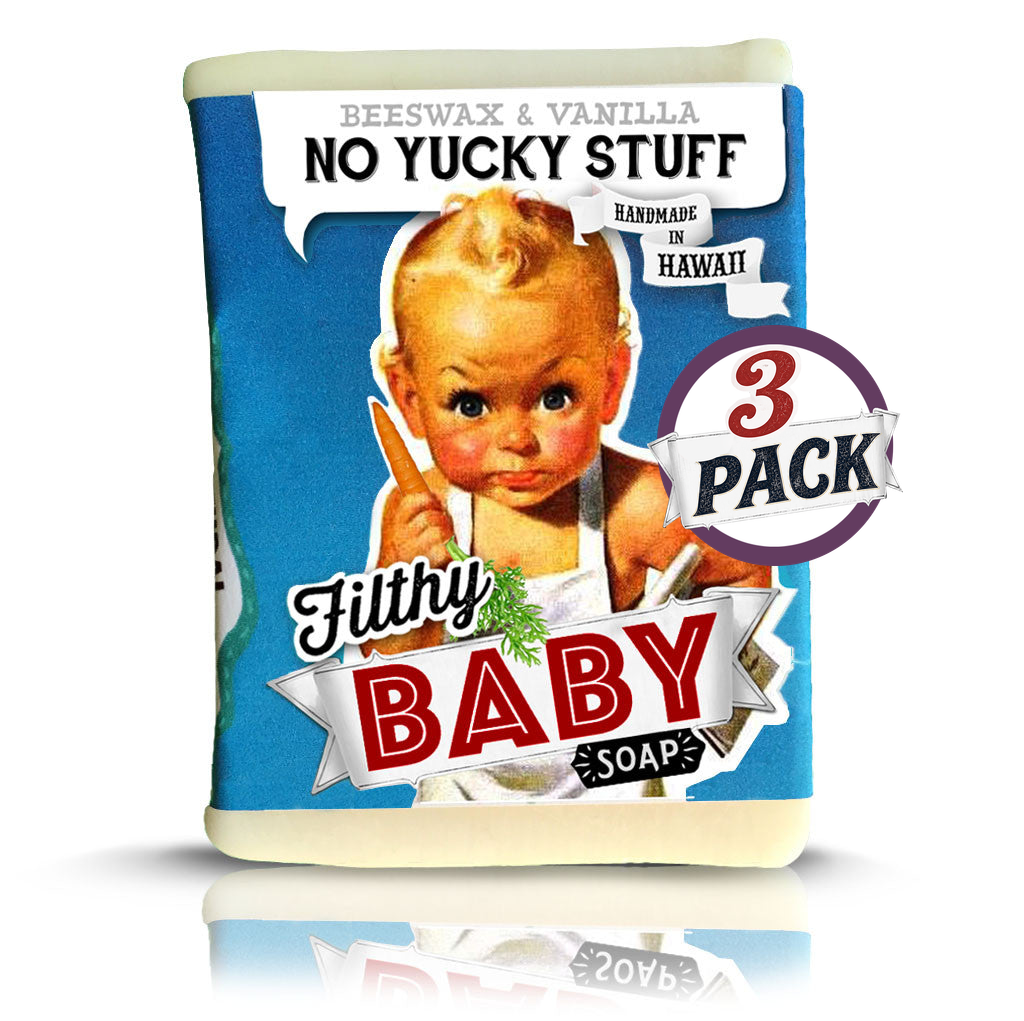 Filthy Baby Soap 3 pack by Filthy Farmgirl