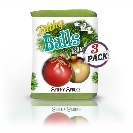 Filthy Balls Soap - Spruce 3 pack by Filthy Farmgirl
