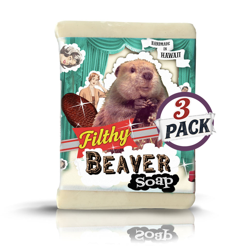 Filthy Beaver Soap 3 pack by Filthy Farmgirl