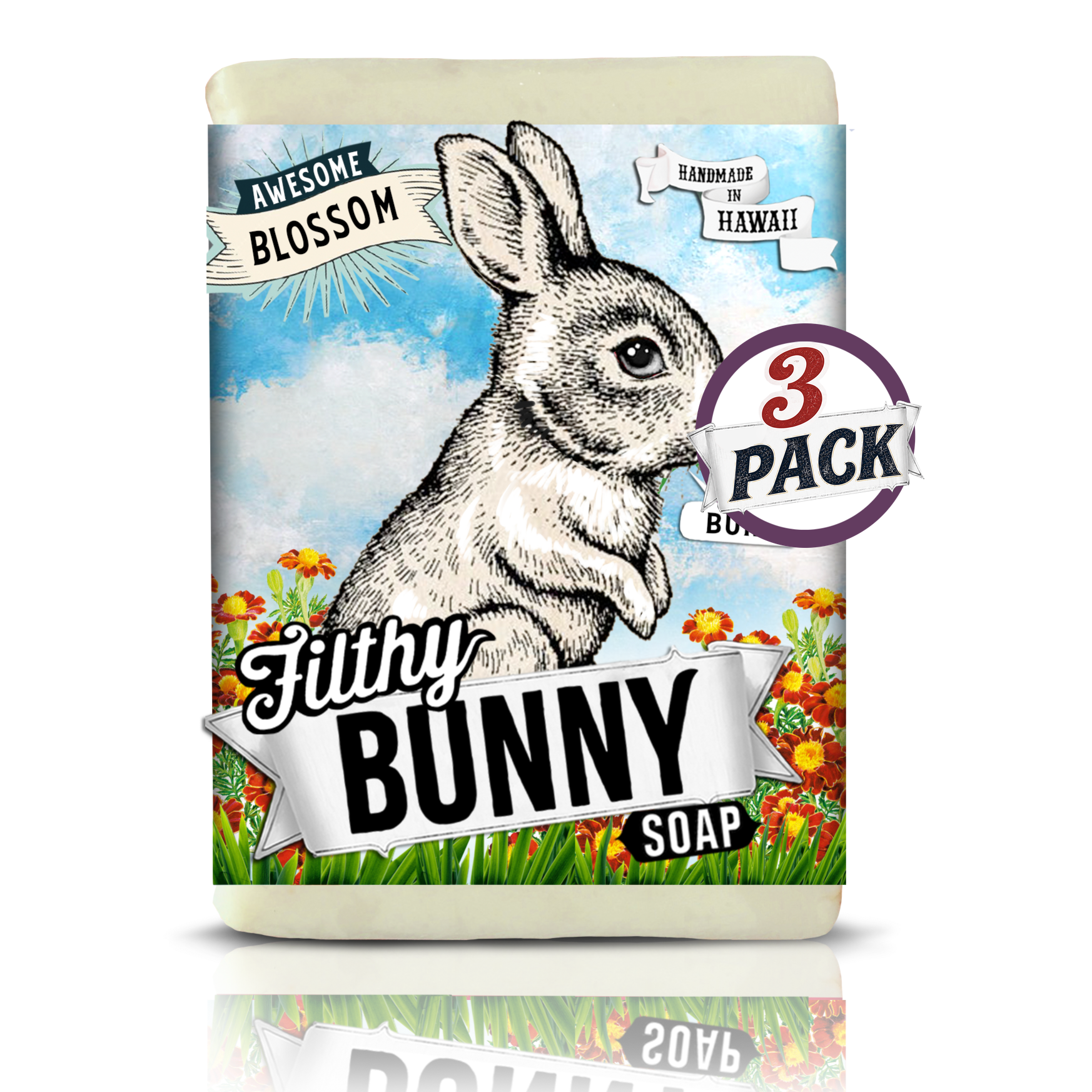 Filthy Bunny Soap 3 pack by Filthy Farmgirl