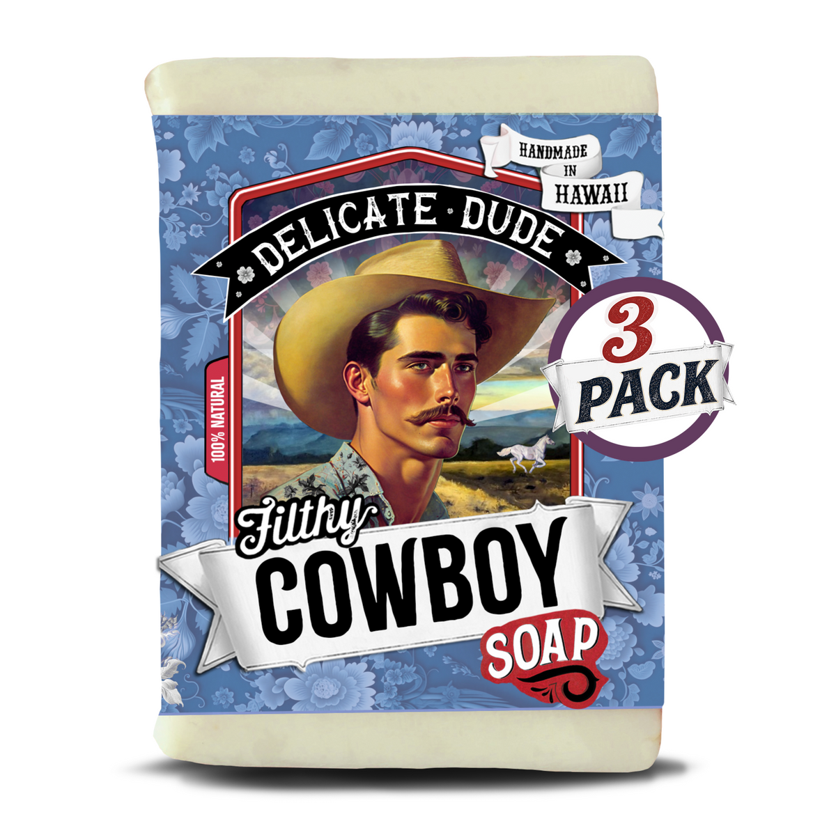 Filthy Cowboy - Delicate Dude 3 pack by Filthy Farmgirl