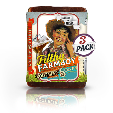 Filthy Farmboy Soap - Rootbeer 3 pack by Filthy Farmgirl