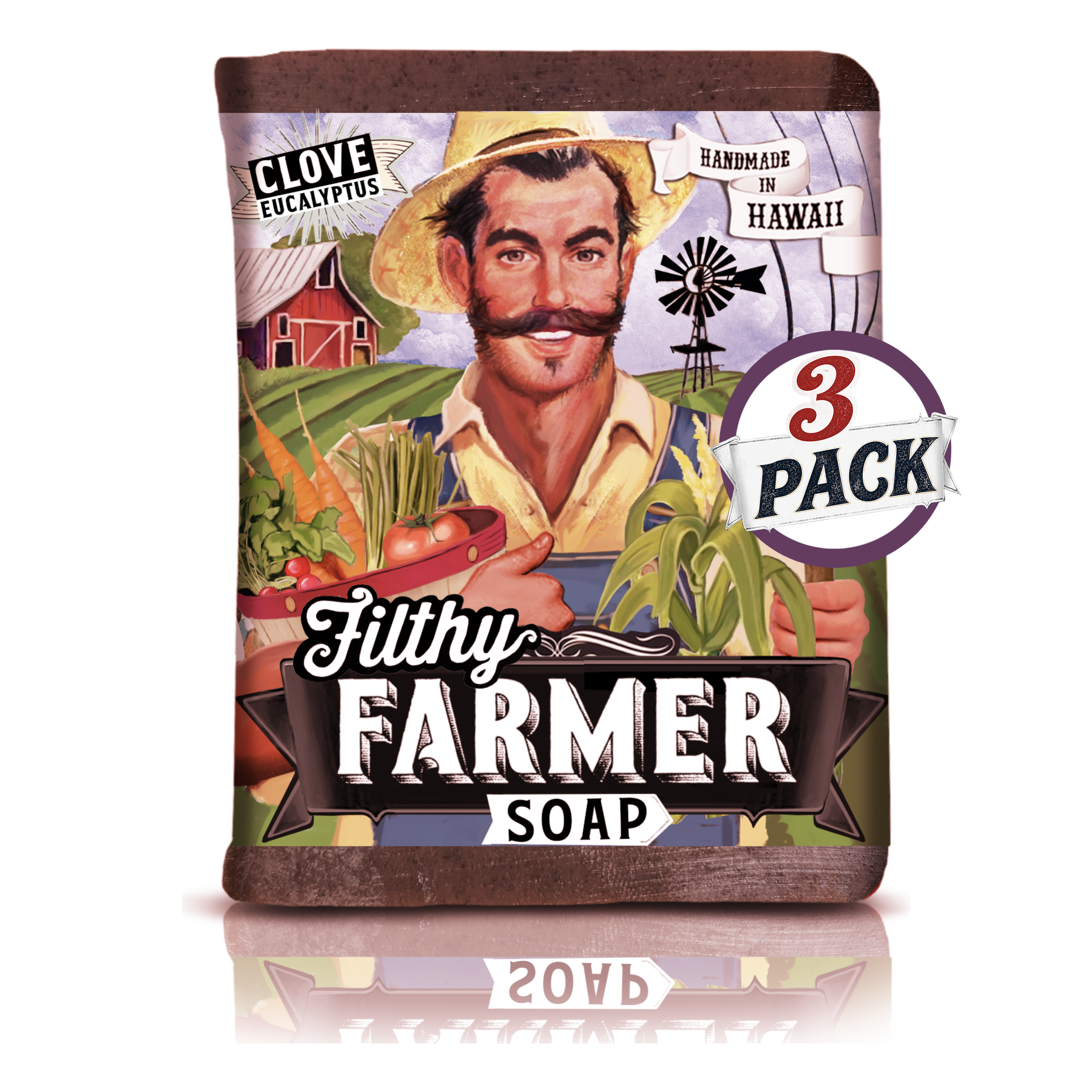 Filthy Farmer Soap - Clove Eucalyptus 3 pack by Filthy Farmgirl