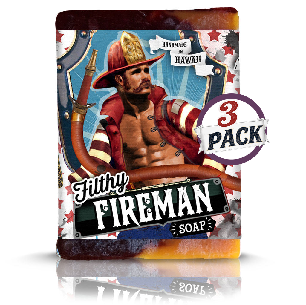 Filthy Fireman Soap 3 pack by Filthy Farmgirl