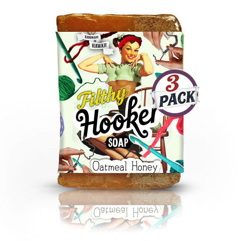 Filthy Hooker Soap - Oatmeal Honey 3 pack by Filthy Farmgirl