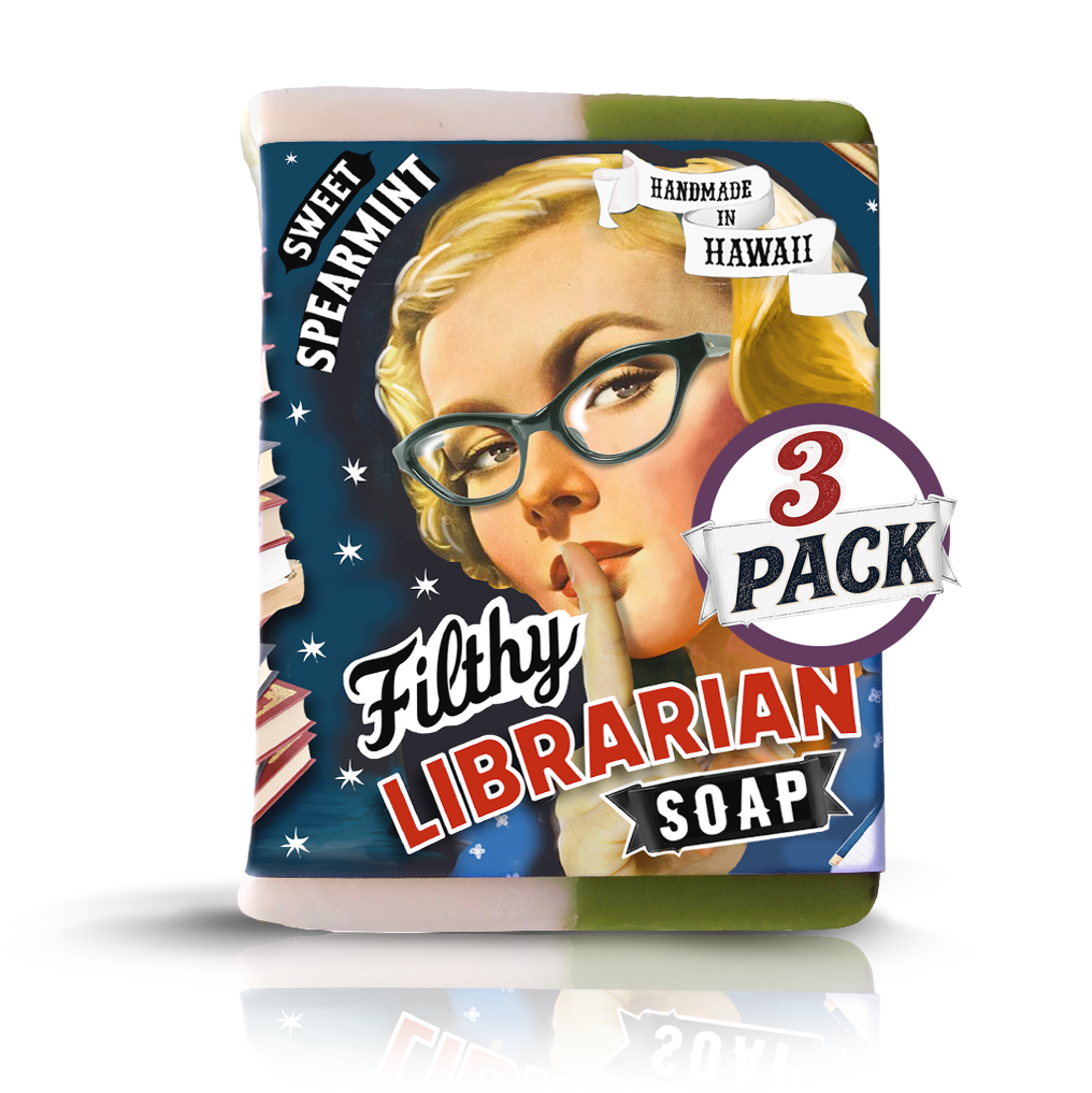Filthy Librarian Soap - Sweet Spearmint 3 pack by Filthy Farmgirl