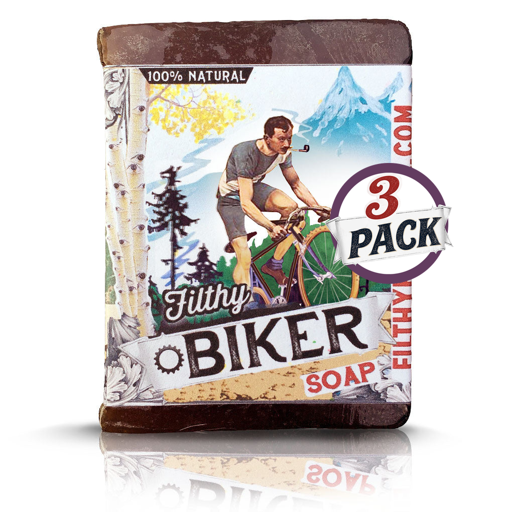 Filthy Mountain Biker Soap 3 pack by Filthy Farmgirl