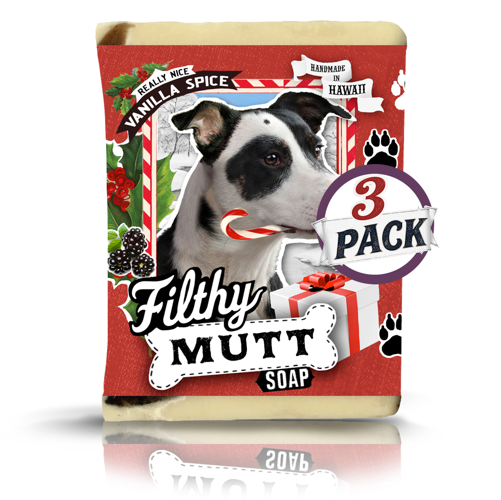 Filthy Mutt - Xmas Dog Soap 3 pack by Filthy Farmgirl