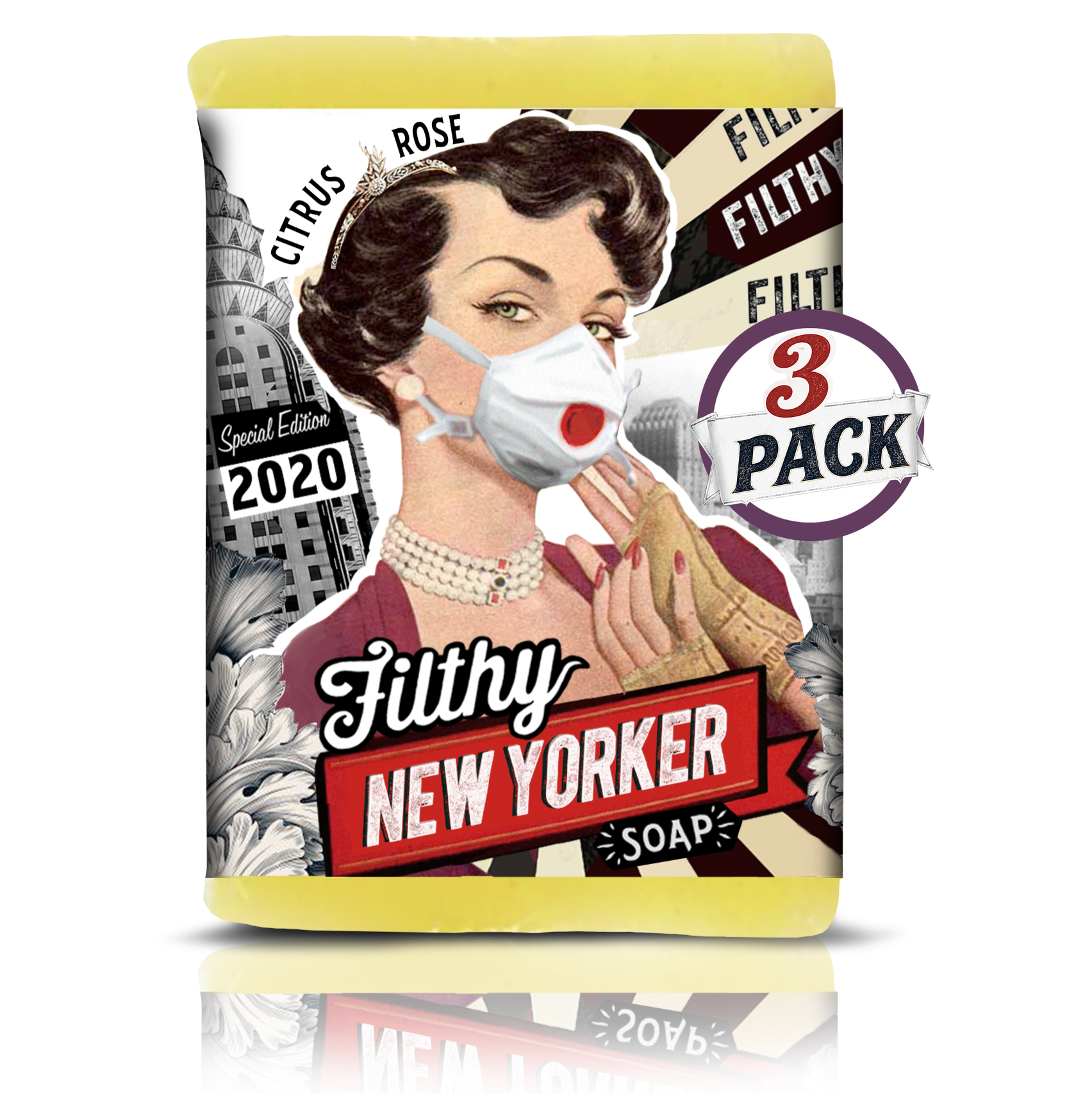 Filthy New Yorker Soap 3 pack by Filthy Farmgirl