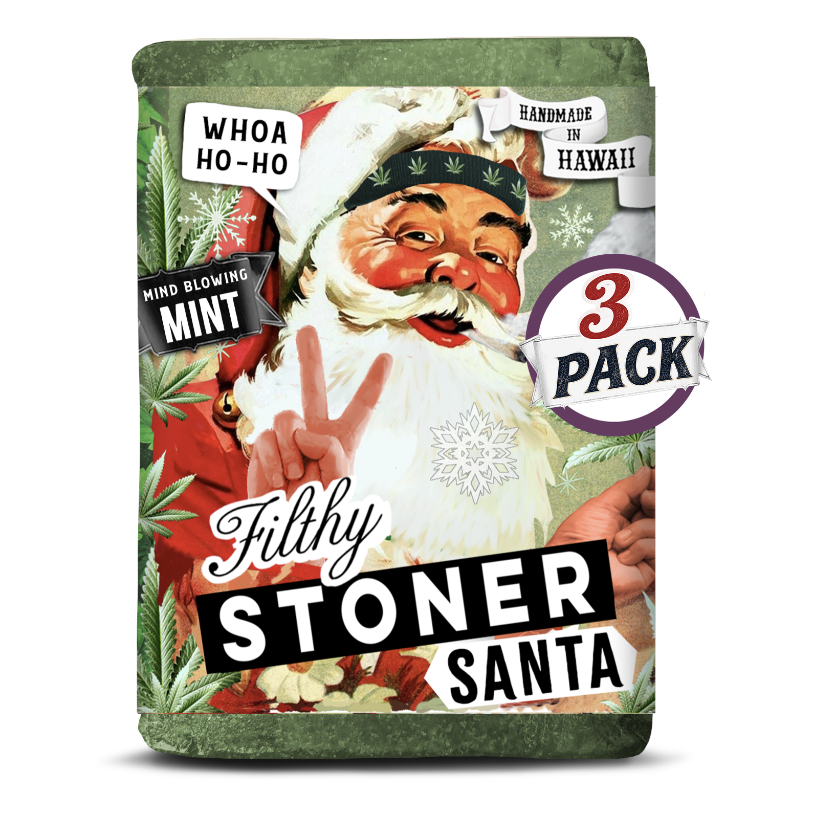 Filthy Stoner Santa - Mind Blowing Mint 3 pack by Filthy Farmgirl