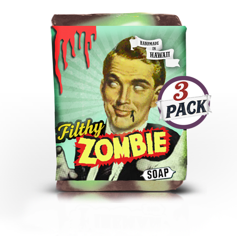Filthy Zombie Soap 3 pack by Filthy Farmgirl
