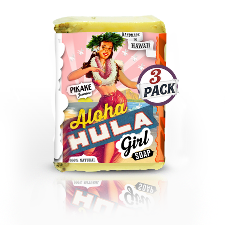 Aloha Hula Girl Soap 3 pack by Filthy Farmgirl
