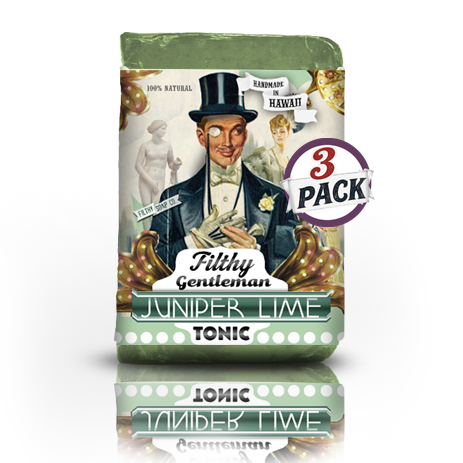 Filthy Gentleman Soap - Juniper Lime Tonic 3 pack by Filthy Farmgirl