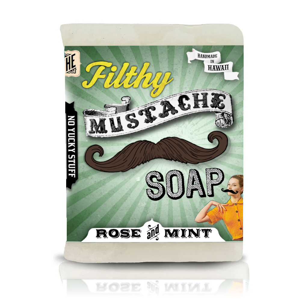 Filthy Mustache Soap — large bar