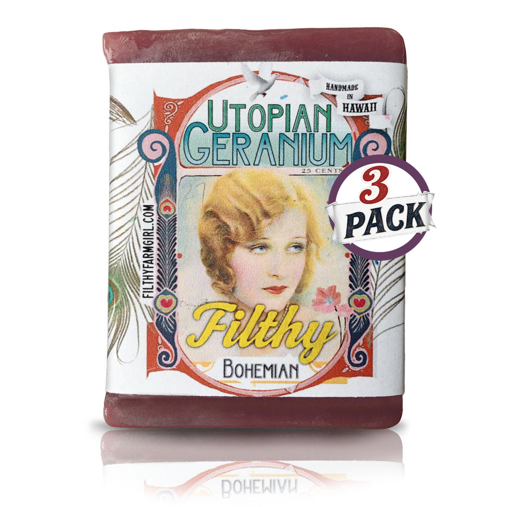 Filthy Bohemian - Utopian Geranium 3 pack by Filthy Farmgirl