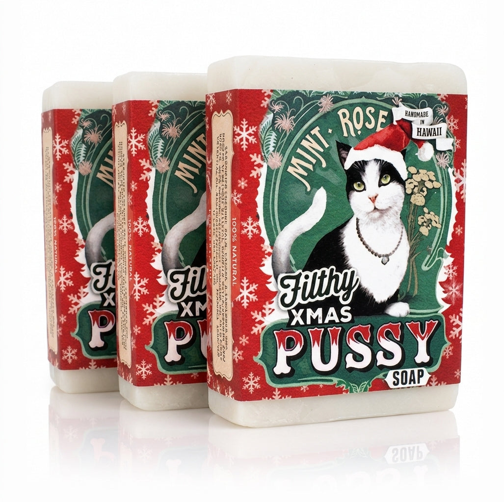 Filthy XMAS Pussy Soap — 3 pack