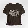 Filthy Farmgirl Soap Co. logo t-shirt in Brown, unisex 100% cotton BELLA+CANVAS tee