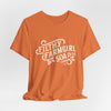Filthy Farmgirl Soap Co. logo t-shirt in Burnt Orange, unisex 100% cotton BELLA+CANVAS tee