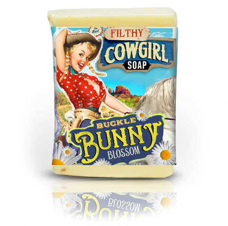 Buckle Bunny Blossom soap bar by Filthy Farmgirl