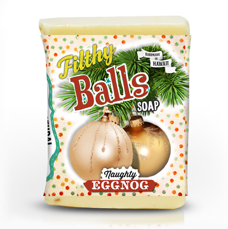Filthy Balls Soap - Eggnog bar by Filthy Farmgirl