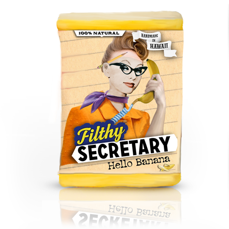 Filthy Secretary - Hello Banana! soap bar by Filthy Farmgirl