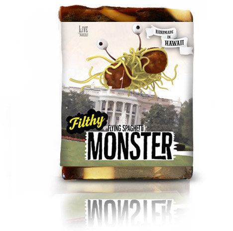 Flying Spaghetti Monster Soap bar by Filthy Farmgirl