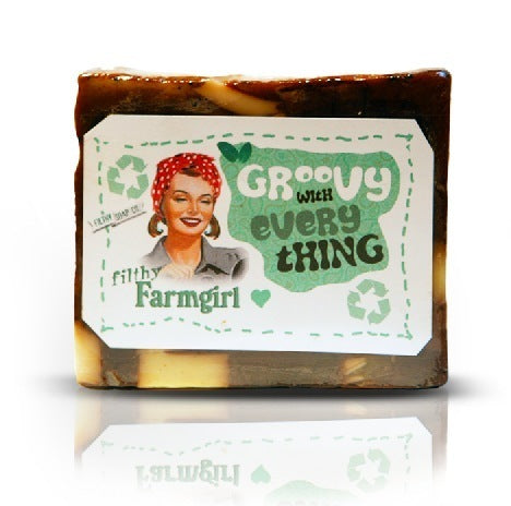 Groovy With Everything soap bar by Filthy Farmgirl