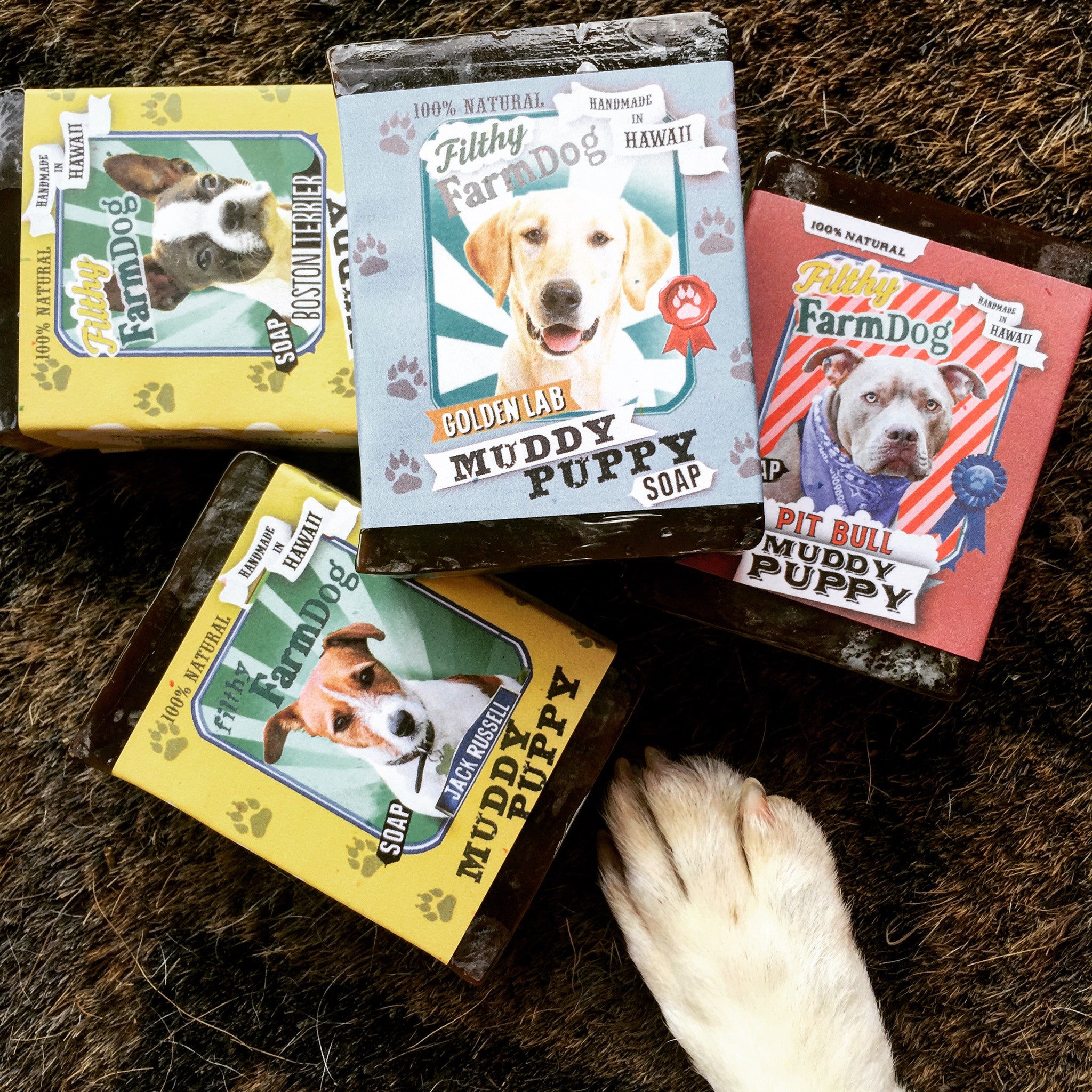 Muddy Puppy Dog Soap - natural dog soap by Filthy Farmgirl
