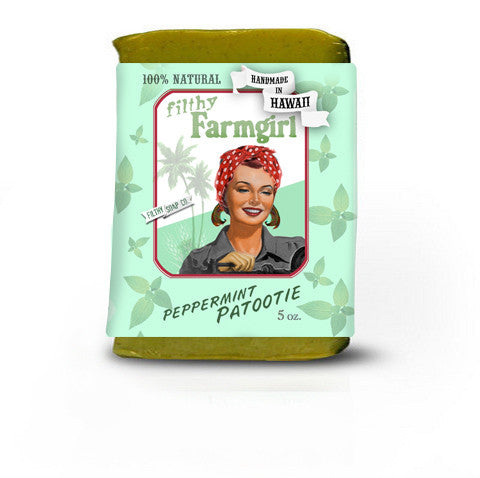 Peppermint Patootie soap bar by Filthy Farmgirl