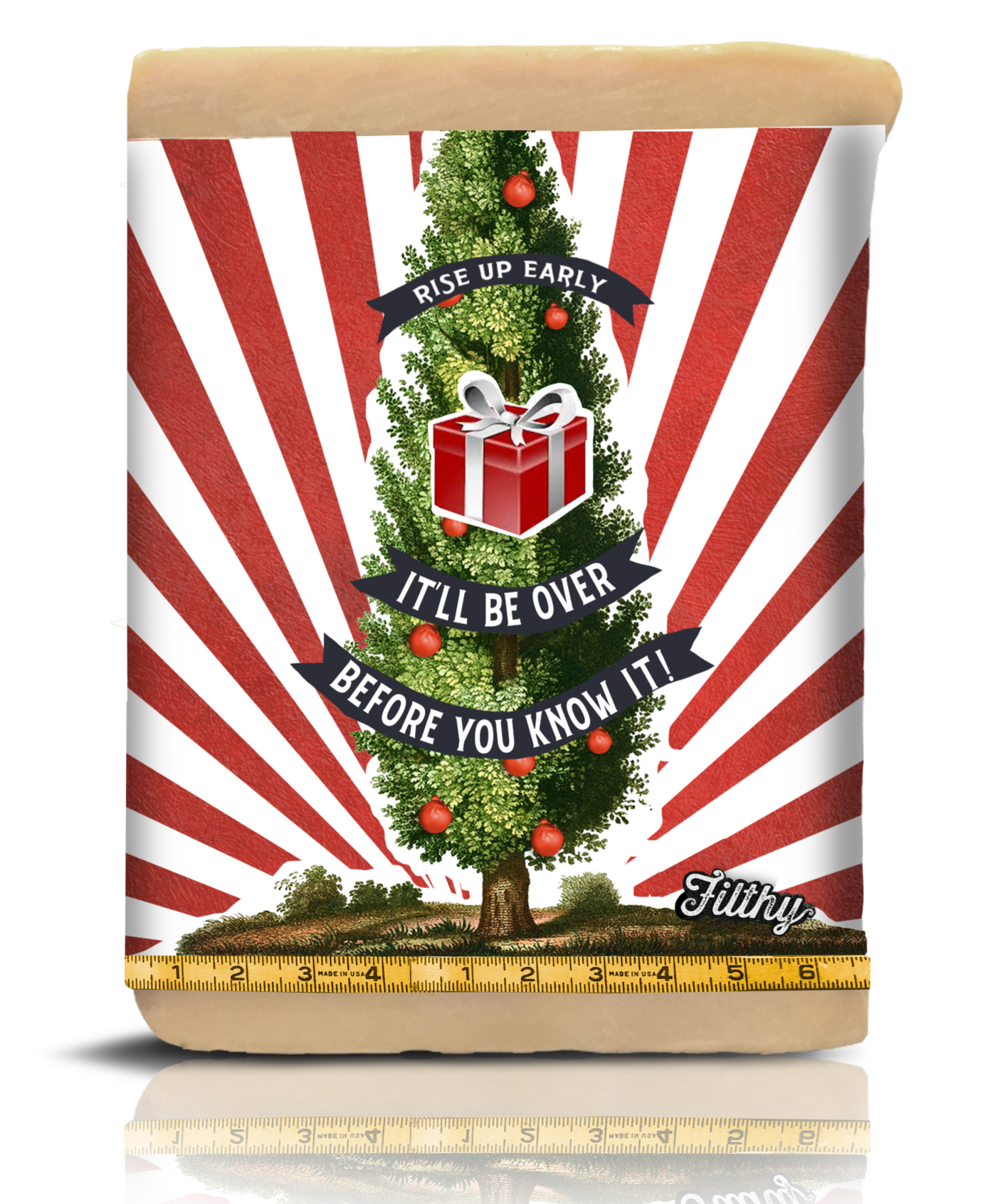 Christmas Morning Wood soap bar by Filthy Farmgirl