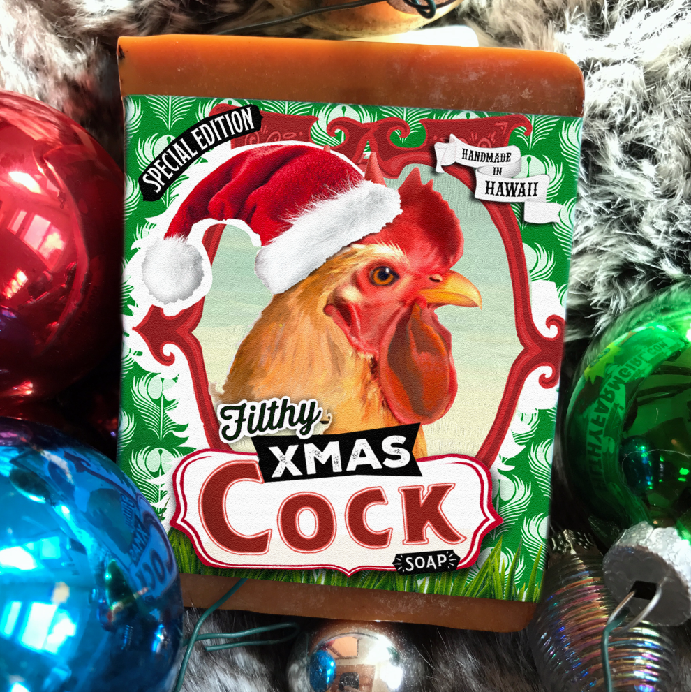 Filthy XMAS Cock Soap bar by Filthy Farmgirl