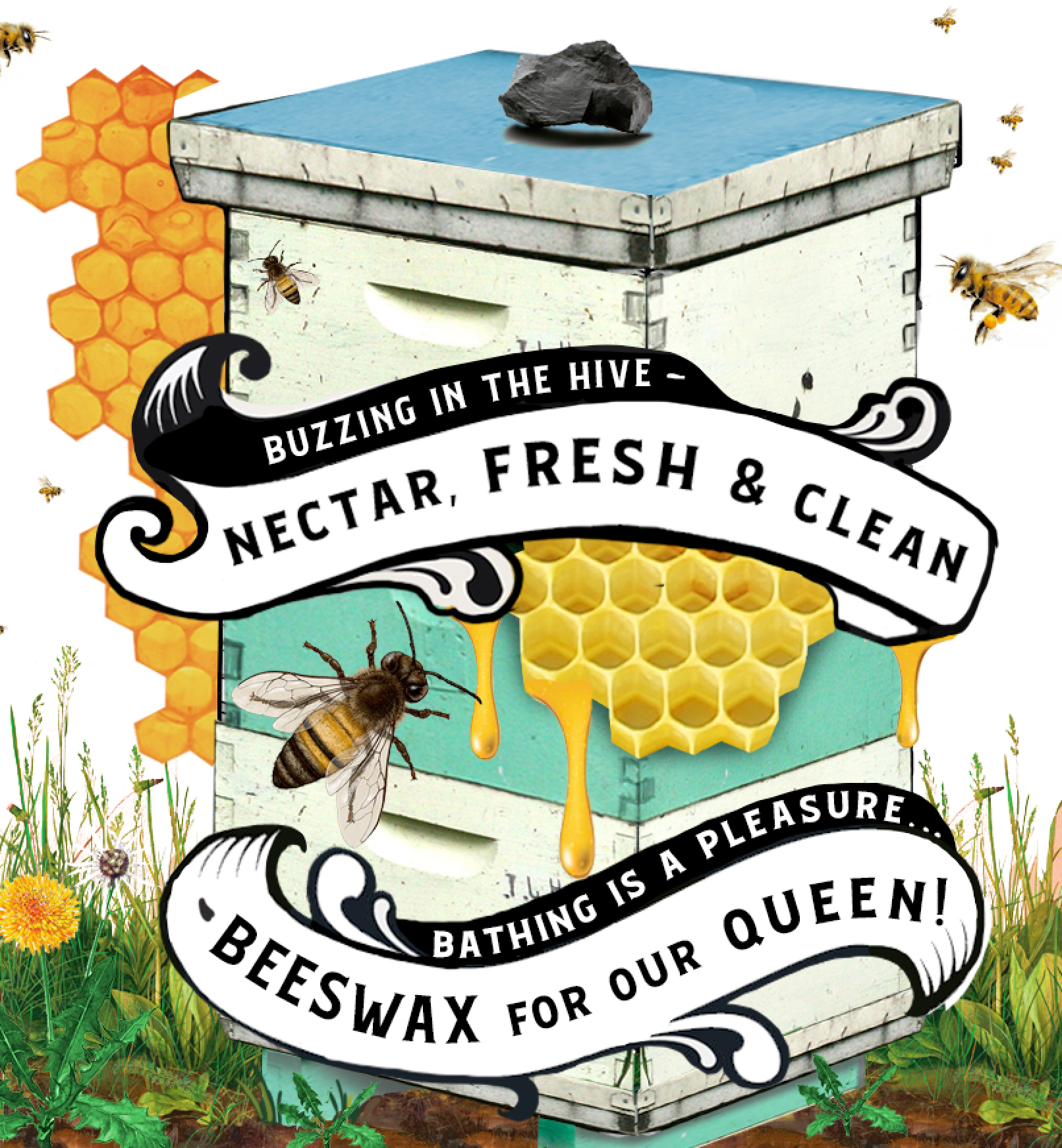 Big Island Beeswax soap bar by Filthy Farmgirl