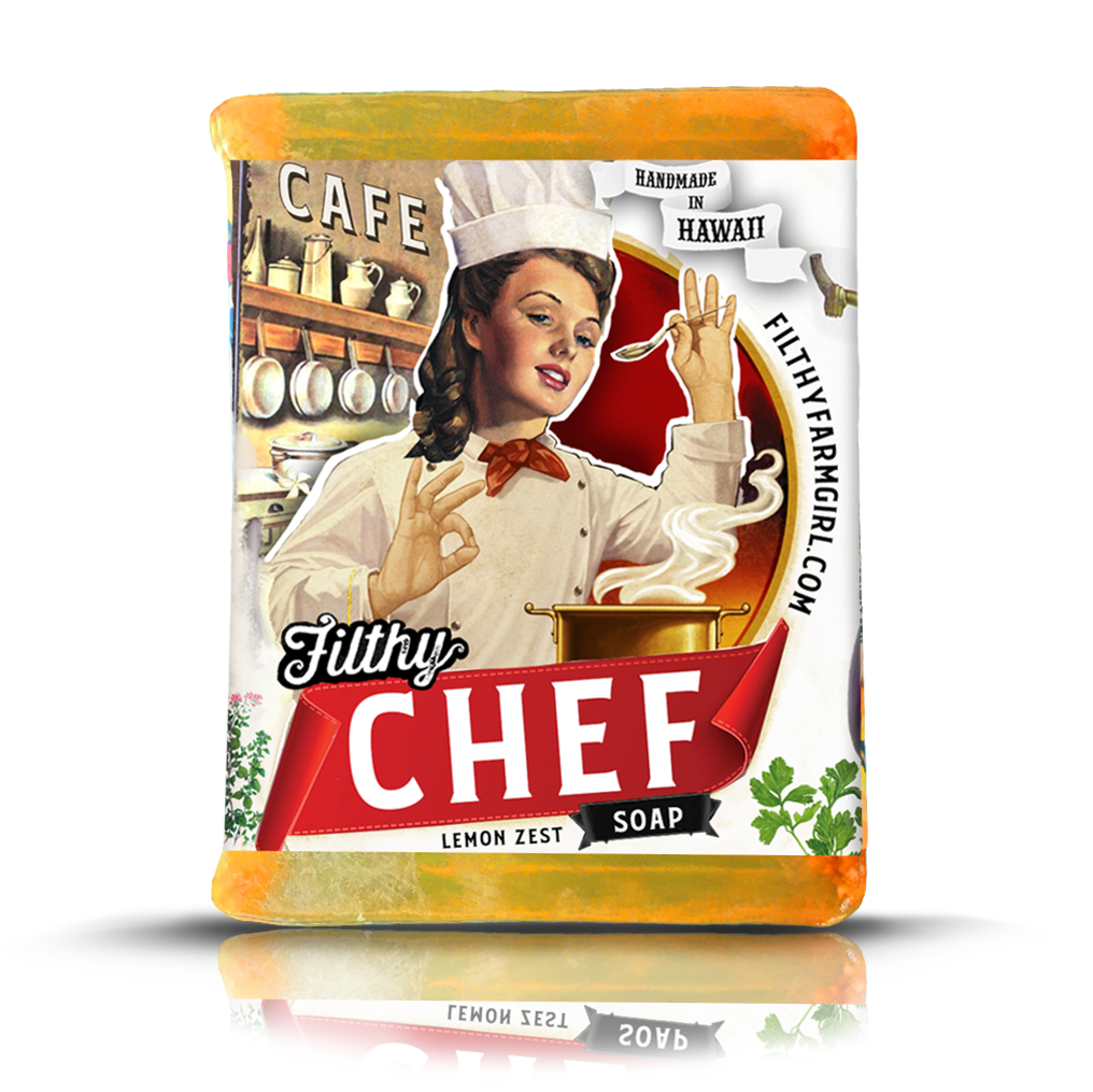 Filthy Chef Soap - Lemon Zest bar by Filthy Farmgirl