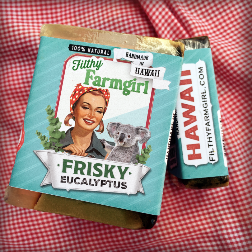 Frisky Eucalyptus soap bar by Filthy Farmgirl