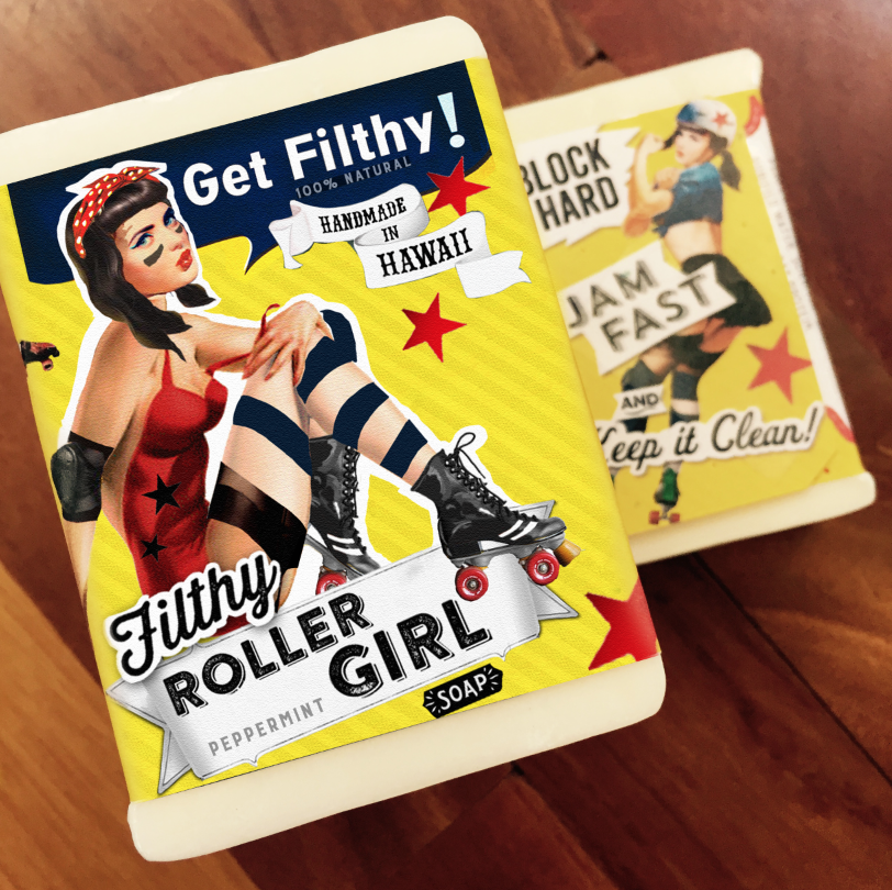 Filthy Roller Girl Soap bar by Filthy Farmgirl