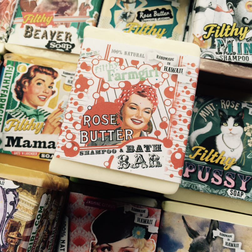 Rose Butter Bath Bar soap bar by Filthy Farmgirl
