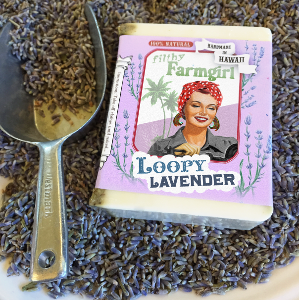 Loopy Lavender lavender soap bar by Filthy Farmgirl