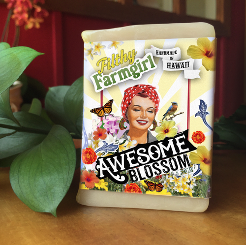 Awesome Blossom soap bar by Filthy Farmgirl