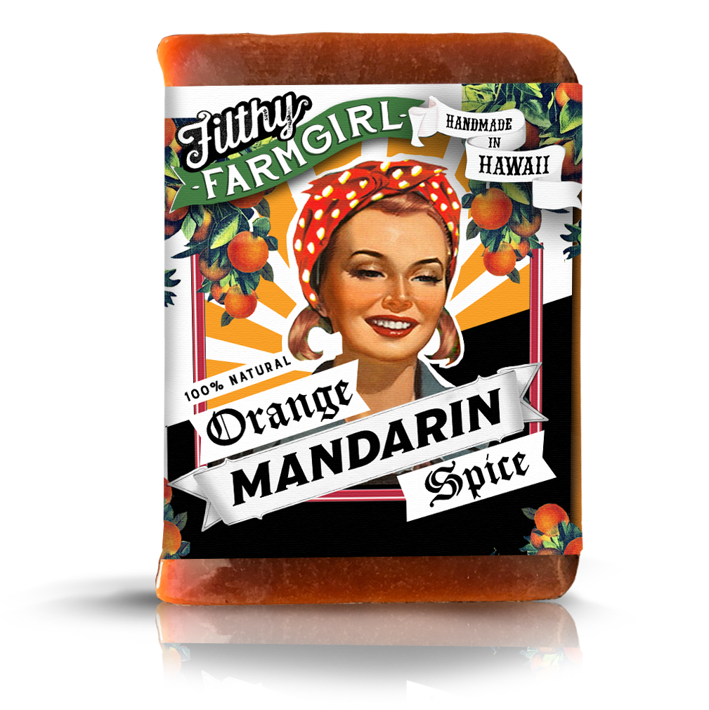 Orange Mandarin Spice soap bar by Filthy Farmgirl