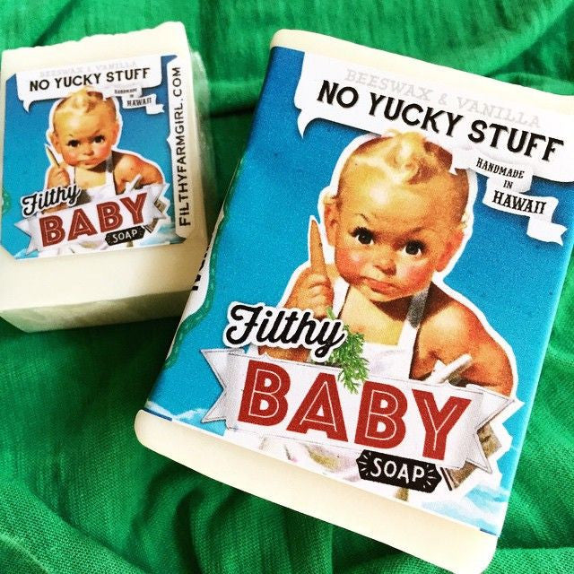 Filthy Baby Soap bar by Filthy Farmgirl