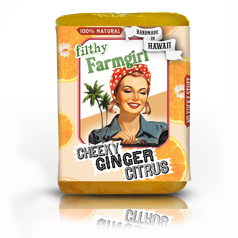 Cheeky Ginger Citrus soap bar by Filthy Farmgirl