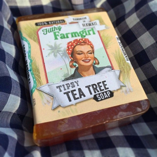 Tipsy Tea Tree soap bar by Filthy Farmgirl