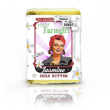 Jasmine Shea Butter soap bar by Filthy Farmgirl