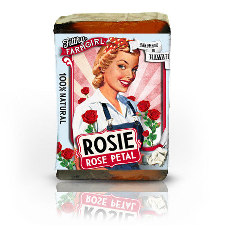 Rosie Rose Petal soap bar by Filthy Farmgirl