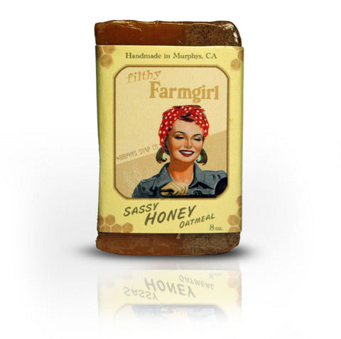 Sassy Honey Oatmeal soap bar by Filthy Farmgirl